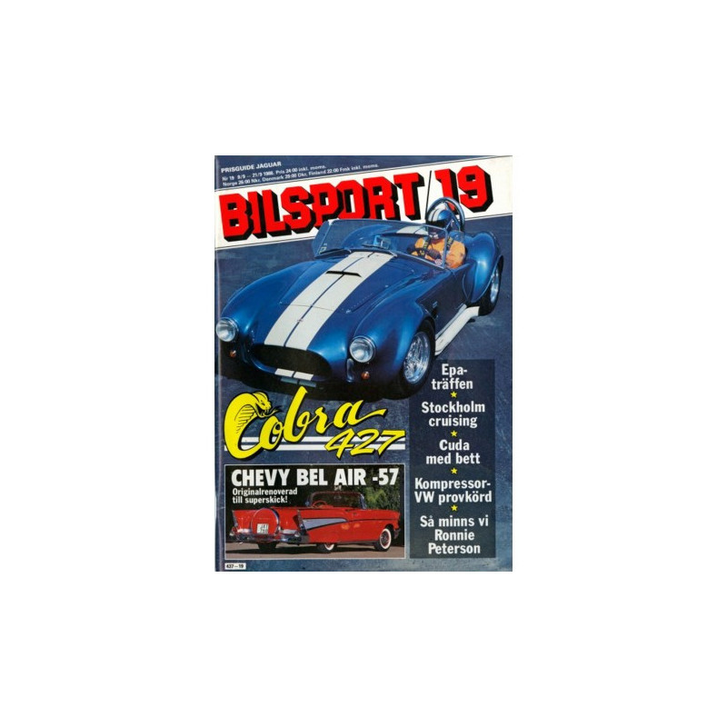 Bilsport nr 19  1988