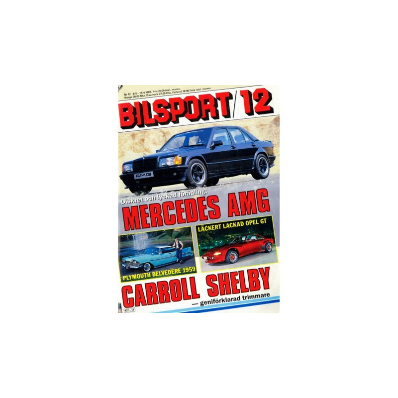 Bilsport nr 12  1987